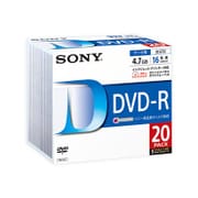 データ用DVD-R 4.7GB 16倍速 インクジェットプリンター対応 ホワイトレーベル 20枚 20DMR47LLPS