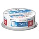 データ用DVD-R 4.7GB 16倍速 インクジェットプリンター対応 ホワイトレーベル スピンドルケース 30枚 30DMR47LLPP