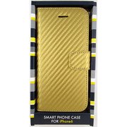 AM-366GO [iPhone 6s/6用 カーボンカードポケット付ケース ゴールド]