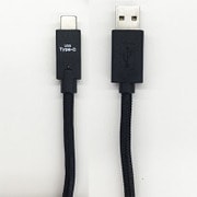 Type-C対応USBストロングケーブル1.5mブラック UKJ-C150STG