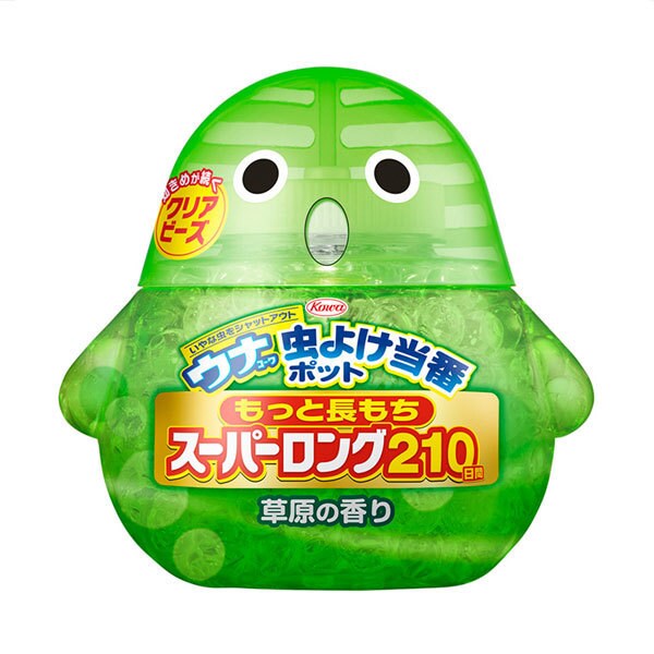 ウナコーワ虫よけ当番ポット スーパーロング 210日間 草原の香り [玄関・室内用]
