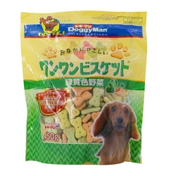 ヨドバシ Com ドギーマンハヤシ ドギーマン おなかにやさしいワンワンビスケット 緑黄色野菜 450g 犬用おやつ 通販 全品無料配達