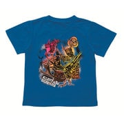 68021 ブルー 110cm 新甲虫王者ムシキング Tシャツ B柄