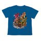 68021 ブルー 120cm 新甲虫王者ムシキング Tシャツ B柄