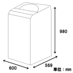 ヨドバシ.com - 東芝 TOSHIBA AW-7D5(W) [全自動洗濯機 （7.0kg