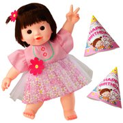 やわらかお肌の2歳のぽぽちゃん お花のチュールレイヤードワンピ