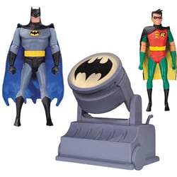 ヨドバシ Com ホットトイズ Hot Toys Dcコレクティブルズ バットマン アニメイテッド 6インチアクションフィギュア ボックスセット バットマン ロビン バットシグナル投光器付き ザ アニメイテッド シリーズ版 通販 全品無料配達