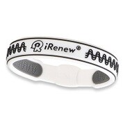 iRenew バランスブレスレット [スポーツシリーズ Lサイズ ホワイト]