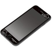 YY01205 [iPhone 6s/6 4.7インチ用 液晶保護ガラス ブラックフレーム リラックマ]