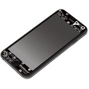 YY01207 [iPhone 6s/6 4.7インチ用 液晶保護ガラス ブラックフレーム リラックマ/ねこ]