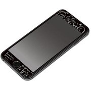 YY01208 [iPhone 6s/6 4.7インチ用 液晶保護ガラス ブラックフレーム すみっコぐらし]
