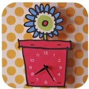 モダンムース 3D壁掛け時計 PC026 Flowerpot