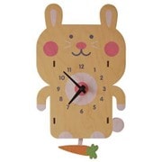 モダンムース 3D 壁掛け振り子時計 PCPEN023 Rabit