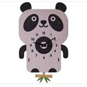 モダンムース 3D 壁掛け振り子時計 PCPEN027 Panda
