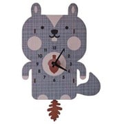 モダンムース 3D 壁掛け振り子時計 PCPEN030 Squirrel