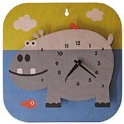 モダンムース 3D壁掛け時計 PCP068 Hippo