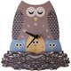 掛け時計 モダンムース PC074 Nest Owl - W/S