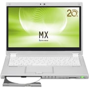 Let's note(レッツノート) MX5シリーズ/12.5型/SSD256GB/メモリ8GB/BDドライブ/Windows 10 Pro 64ビット/Office搭載/LTE対応/シルバー CF-MX5XFYQR