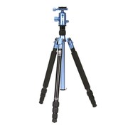 小型アルミ4段三脚 ブルー T-004BX＋C-10X SET