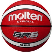 GR6 6号球 ラバー BGR6-RW レッド×ホワイト [バスケットボール]