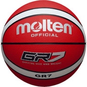 GR7 7号球 ラバー BGR7-RW レッド×ホワイト [バスケットボール]