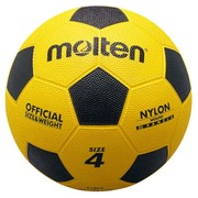 亀甲ゴムサッカーボール F4Y 黄×黒 4号 [ゴムサッカーボール]