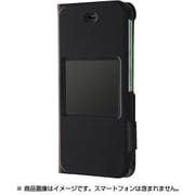 RT-AQH4SLC1/B [AQUOS ZETA SH-04H/AQUOS SERIE SHV34/AQUOS Xx3 手帳型ケース スリム 小窓付き ブラック]