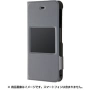 RT-AQH4SLC1/SV [AQUOS ZETA SH-04H/AQUOS SERIE SHV34/AQUOS Xx3 手帳型ケース スリム 小窓付き シルバー]