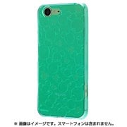 AQUOS ZETA SH-04H/AQUOS SERIE SHV34/AQUOS Xx3 TPUソフトケース キラキラ ディズニー ミッキーフェイス・ミントグリーン RT-DAQH4A/MFG