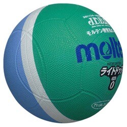 ライトドッジボール 軽量 SLD0MSK 緑×サックス 0号 [レクリエーションスポーツ ドッジボール]