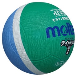 ライトドッジボール 軽量 SLD1MSK 緑×サックス 1号 [レクリエーションスポーツ ドッジボール]