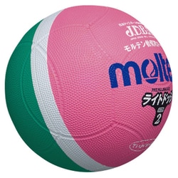 ライトドッジボール 軽量 SLD2MP 緑×ピンク 2号 [レクリエーションスポーツ ドッジボール]
