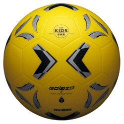 ゴラッソ ソフトサッカーボール 小学生 SS3XGY イエロー×ブラック×シルバー 3号球相当 [ソフトサッカーボール]