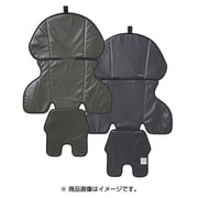 カジュアル着せ替えシートカバー 後用 カーキ×グレー NCD442K