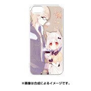 PCM-IP5S1211 [iPhone SE/5s/5 はめるタイプのスマホカバー キャラモード くだみみの猫 鎖神七晩＆飯綱子猫 冬]