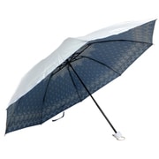 3918BL レディース 折畳傘 晴雨兼用 ブルー 60cm