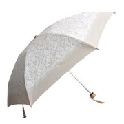 03AKS-1206BE レディース 折畳傘 晴雨兼用 ベージュ 50cm