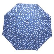 JV-492B [婦人用雨傘 にじみドットプリント ジャンプ長傘 60cm ネイビー]