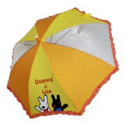 LG-107B ガールズ 長傘 イエロー 45cm