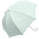 10534 レディース 長傘 晴雨兼用 グリーン 58cm