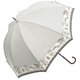 10545 レディース 長傘 晴雨兼用 グレー 58cm