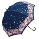 10504 レディース 長傘 晴雨兼用 ネイビー 58cm