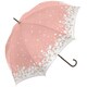10506 レディース 長傘 晴雨兼用 ピンク 55cm