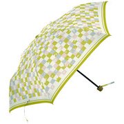 10563 レディース 折畳傘 晴雨兼用 イエロー 50cm