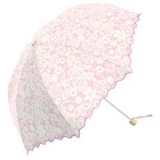 10520 レディース 折畳傘 晴雨兼用 ピンク 50cm
