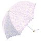 10522 レディース 折畳傘 晴雨兼用 パープル 50cm