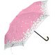 10526 レディース 折畳傘 晴雨兼用 ピンク 50cm