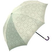 39994 レディース 折畳傘 晴雨兼用 ベージュ 50cm