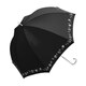 10568 レディース 長傘 晴雨兼用 ブラック 58cm