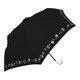 10578 レディース 折畳傘 晴雨兼用 ブラック 50cm